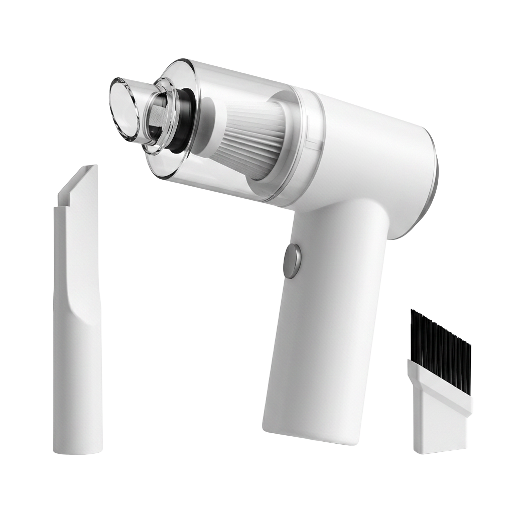 AirJet Pro cordless car vacuum — Arctic White